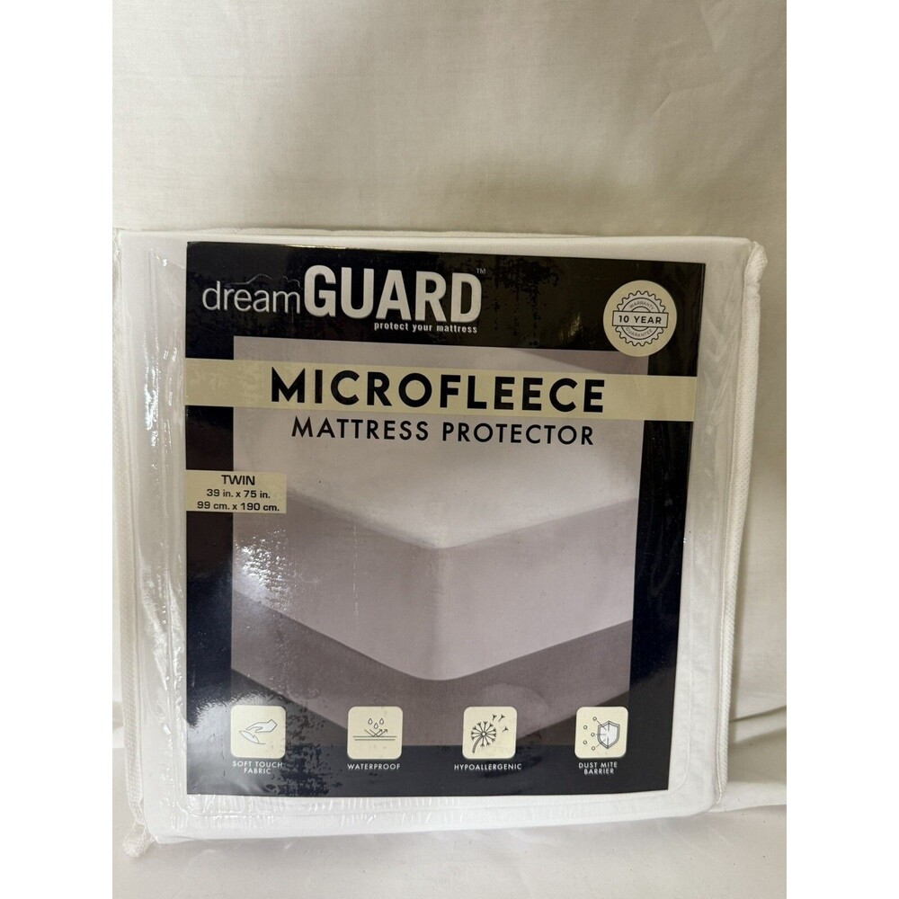 Dream Gaurd Microfleece Mattress Protector Twin Size Waterproof